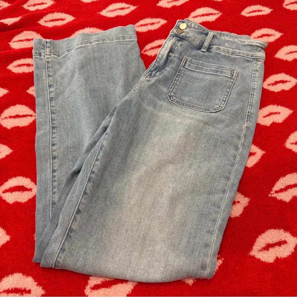 Flying Monkey 90’s vintage super high rise flare jeans EUC sz 31 - Picture 5 of 14